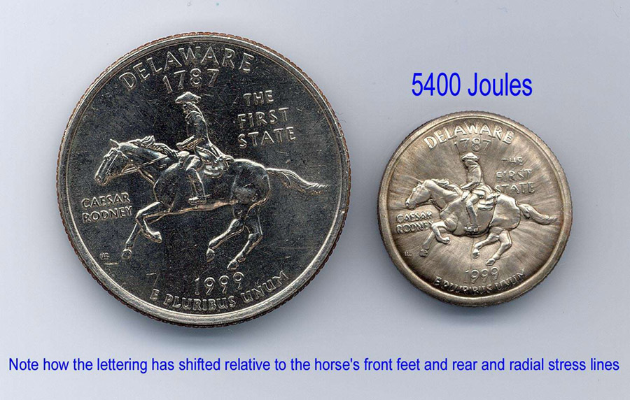 Delaware Quarter feature shifting