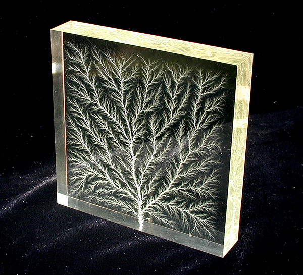 4" square Lichtenberg Figure